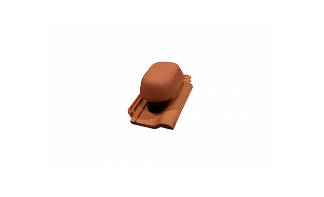 фото Koramic Alegra 10 проходной комплект для вентиляции copper brown еngobe