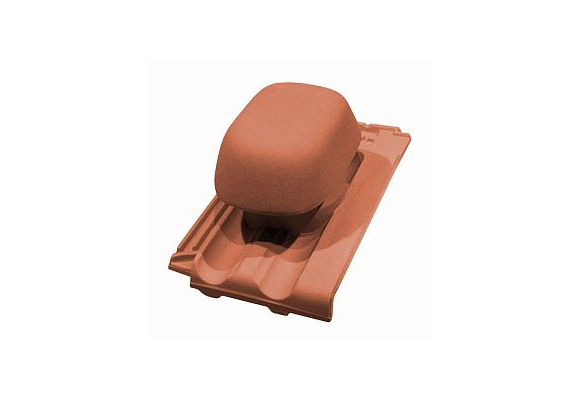 фото Koramic MONDO 11 проходной комплект для печной трубы 125 мм natural red