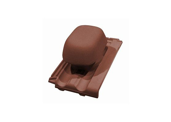 фото Koramic MONDO 11 проходной комплект для печной трубы 110 мм copper brown ангоб