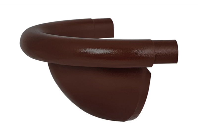 фото Aquasystem заглушка универсальная полукруглая 125/90 мм Rooftop Drain PU