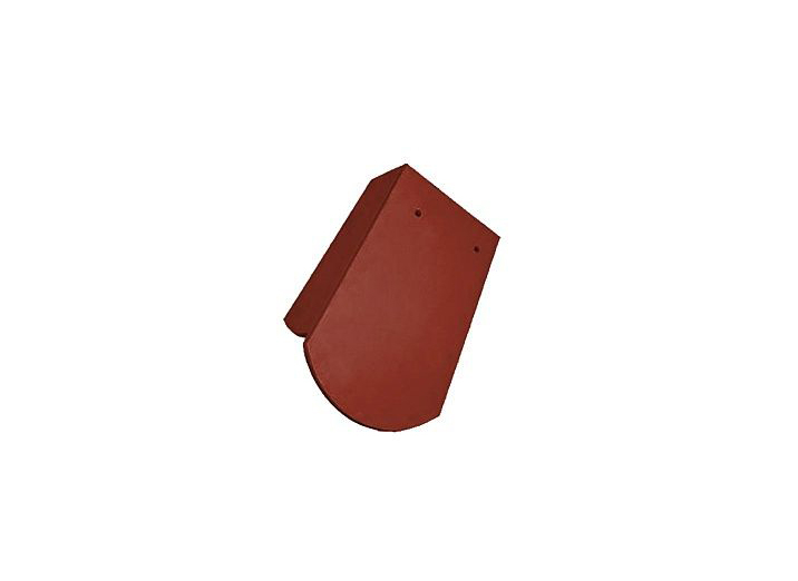 фото Koramic Бобровый хвост (Langenzenn) 5/4  боковая черепица левая clinker red ангоб