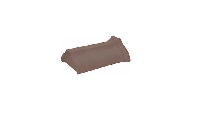 фото Koramic начальная / конечная коньковая черепица ALEGRA 15 copper brown engobe
