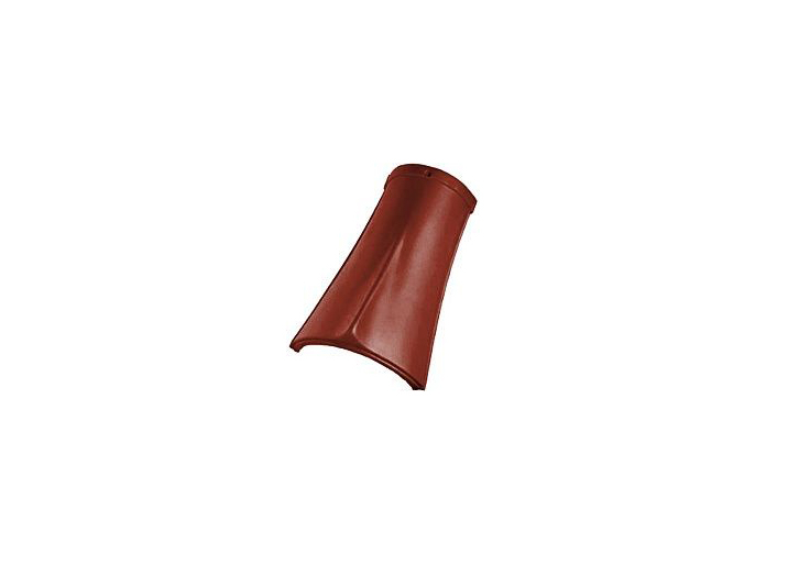 фото Koramic Бобровый хвост (Langenzenn) коньковая/хребтовая черепица №3 clinker red ангоб