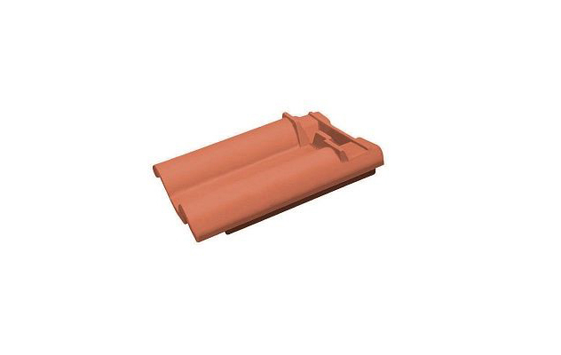 фото Koramic KARTHAGO 14 боковая подконьковая черепица правая natural red