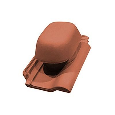 фото Koramic UNIVERSO 14 проходной комплект для печной трубы 125 мм natural red