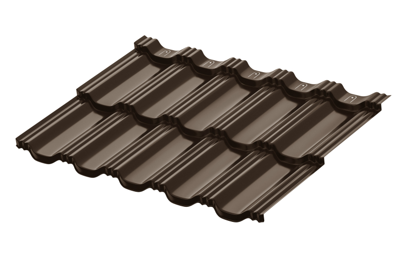 фото AquaSystem модульная черепица Гётеборг XXL1205х865мм PE Rooftop Шёлк