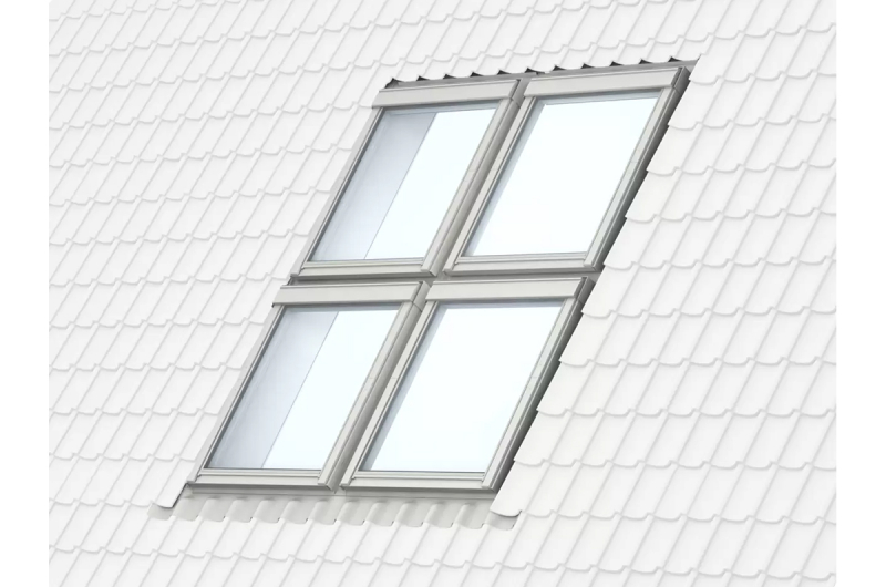 фото Velux комби-оклад карнизного окна для плоской кровли EFS 0022E 94х140