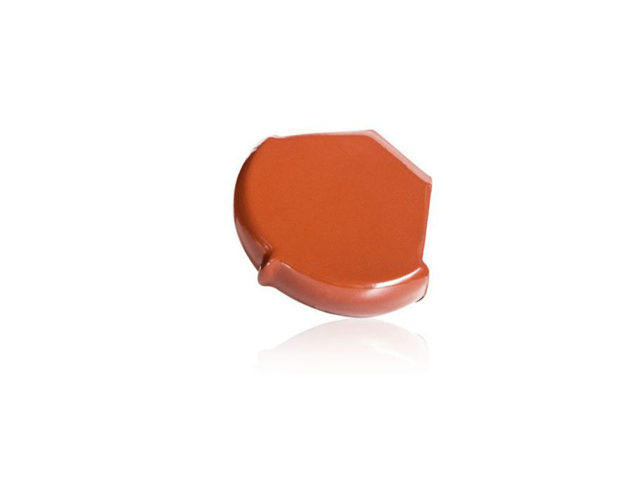 фото Koramic MONDO 12 заглушка конька с годом №2 natural red