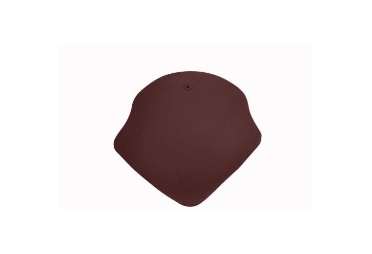 фото Koramic Tradi 12 (Tradi Nova) вальмовая черепица 4 направления № 25 эдель ангоб clinker red