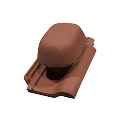 фото Koramic UNIVERSO 14 проходной комплект для вентиляции dark-brown ангоб