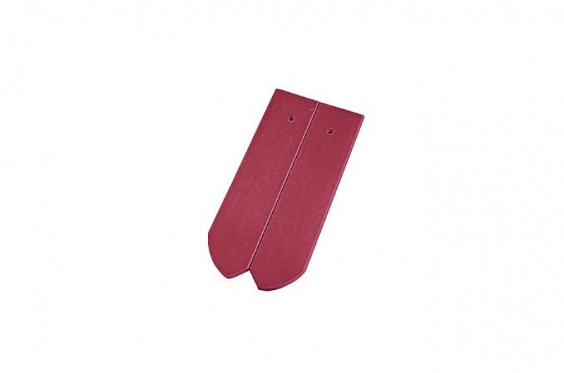 фото Koramic Бобровый хвост (Kunice) 1/2 рядовая черепица эдельангоб brick-red