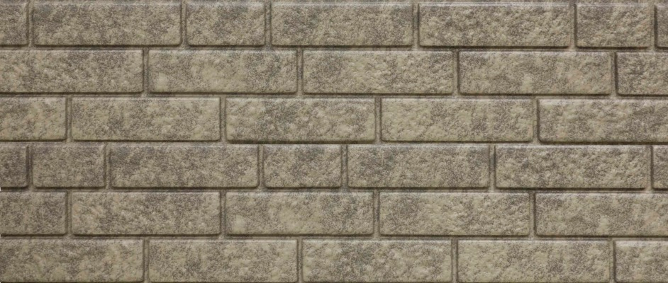 фото U-plast сайдинг КИРПИЧ (с двойным замком)