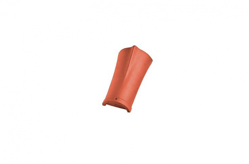 фото Koramic Бобровый хвост (Kunice) конечная коньковая черепица №2  natural red