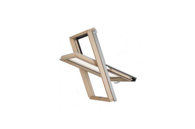 фото Rooflite+ мансардное окно двухкамерное AAY B1500 66*118